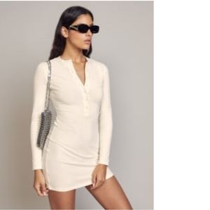 Reformation Tam dress Ivory size medium never worn